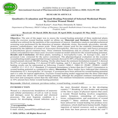Formulation and evaluation of allicin and curcumin gel | PPTX