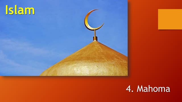 05 is04 islam mahoma