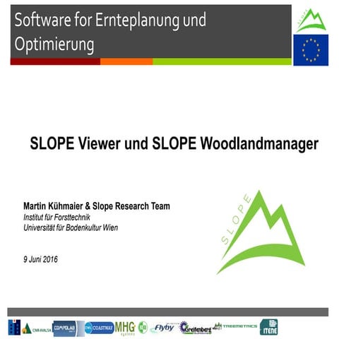 SLOPE 4th workshop - presentation 5