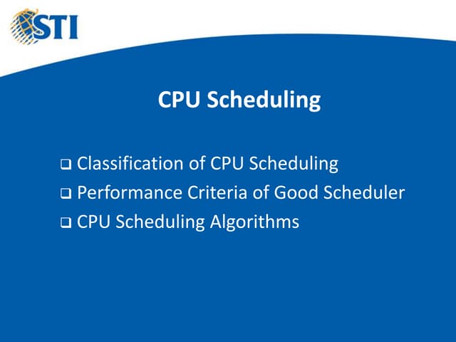 05 lcd slides 1 - CPU SCHEDULING (Powerpoint)