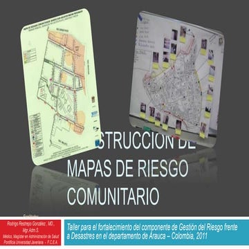 Mapas de Riesgo Comunitarios | PPTX