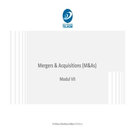 Mergers & Acquisitions VII