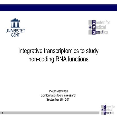 Integrative transcriptomics to study non-coding RNA functions