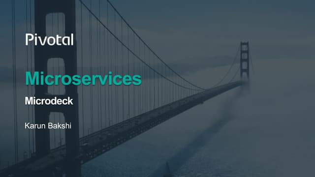05 microservices microdeck
