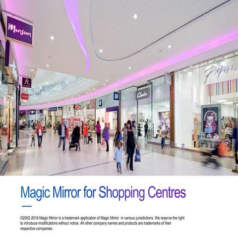 Magic Mirror for Shopping Centres