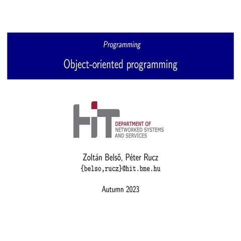 Comprehensive Introduction to Object-Oriented Programming in Python | PDF