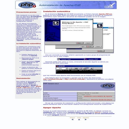 05 Php. Autoinstalacion De Apache Y Php