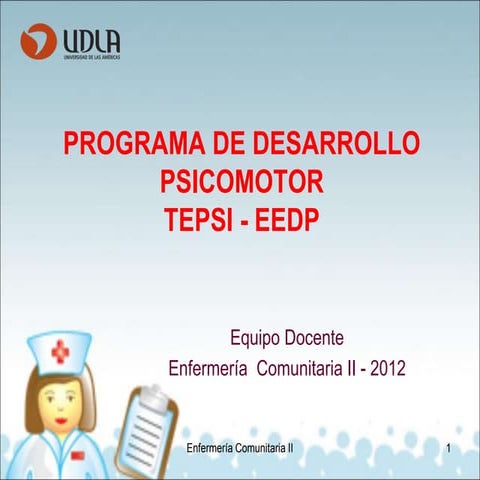 EEDP ESCALA DE EVALUACIÓN DEL DESARROLLO PSICOMOTOR.ppt