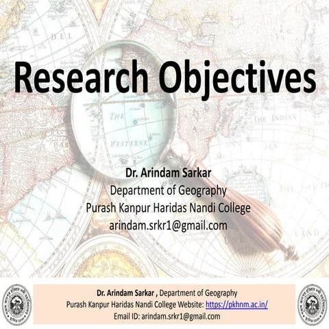 Research objectives