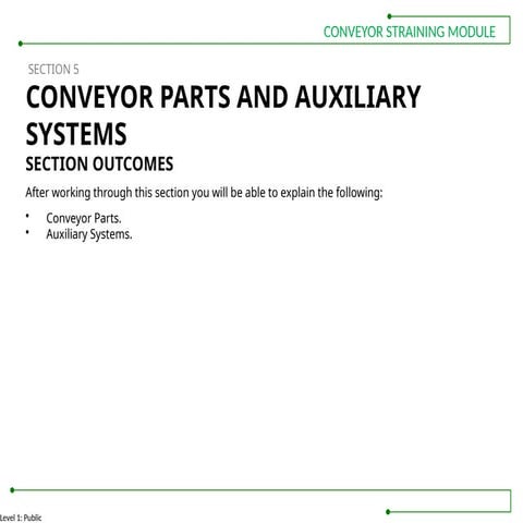 05 Section 5 Conveyors Training Module.pptx