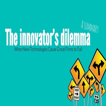 The innovator's dilemma