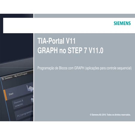 05 tia portal hands on - graph v11 -v1 | PDF