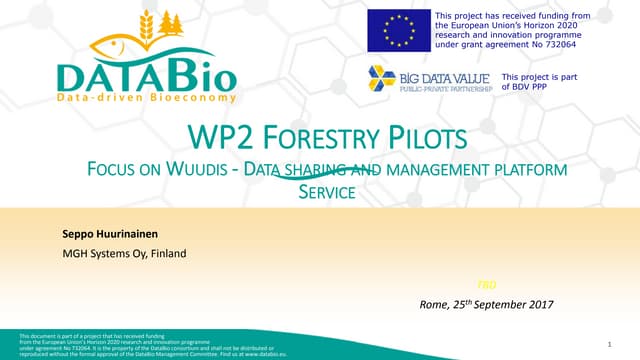 05 WP2 Forestry Pilots
