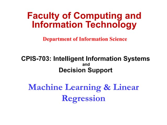 06-01 Machine Learning and Linear Regression.pptx