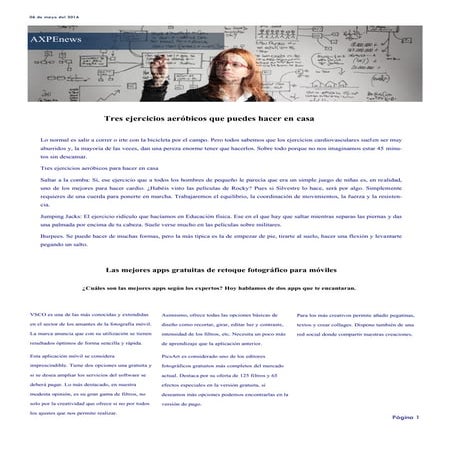 Nuevo boletín AXPE News