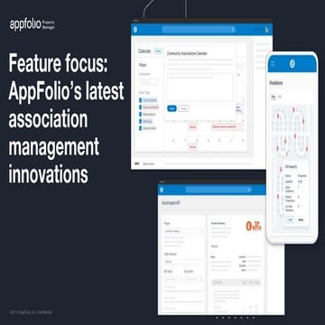 AppFolio's latest association management features