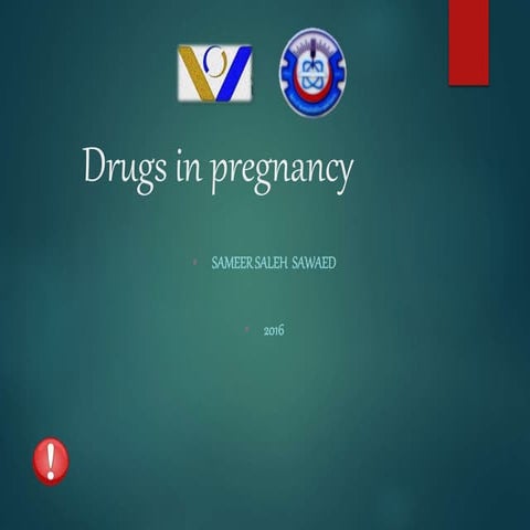  drugs in pregnancy