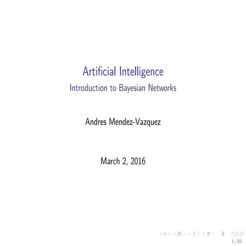 Artificial Intelligence 06.01 introduction bayesian_networks