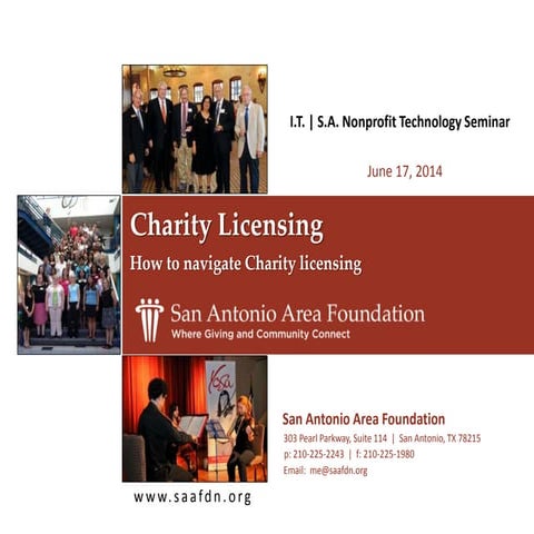 Charity Licensing I.T. | S.A. 06-17-14