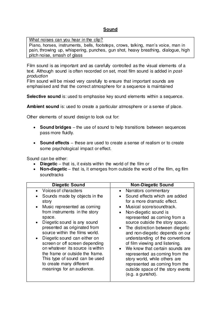 outside sound effect on Sound Notes Sheet