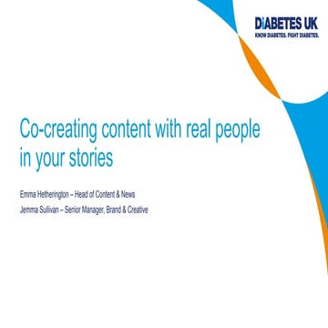 Co-creating content with the real people in your stories | The power of human...