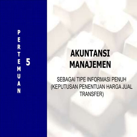 Penentuan Harga Transfer