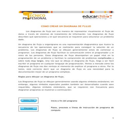 06. como crear un diagrama de flujo | PDF