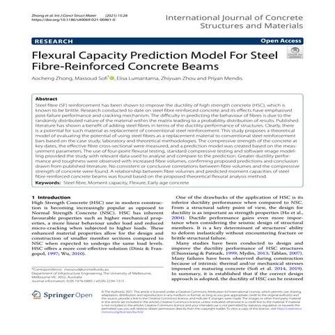 Experimental Study of Reinforced Concrete Beams Strengthened by High ...