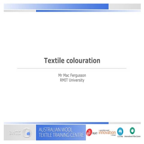 Wool-Coloration process in textile technology