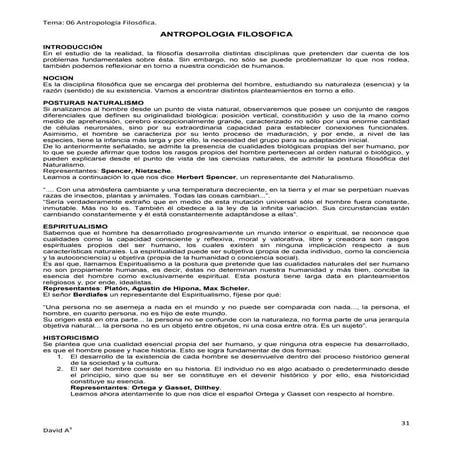 06.  Antropologia filosofica