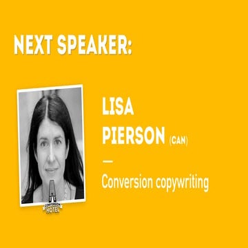 Conversion Hotel 2018 Keynote: Lisa Pierson