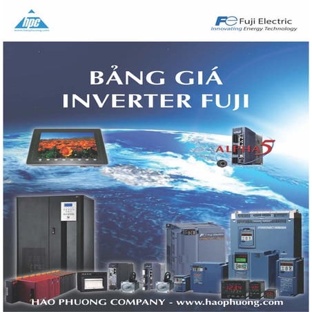 Bảng giá biến tần - Fuji Electric 2015