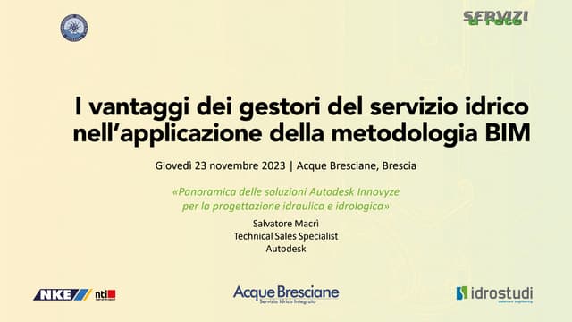 Convegno 23/11 | MACRì Salvatore