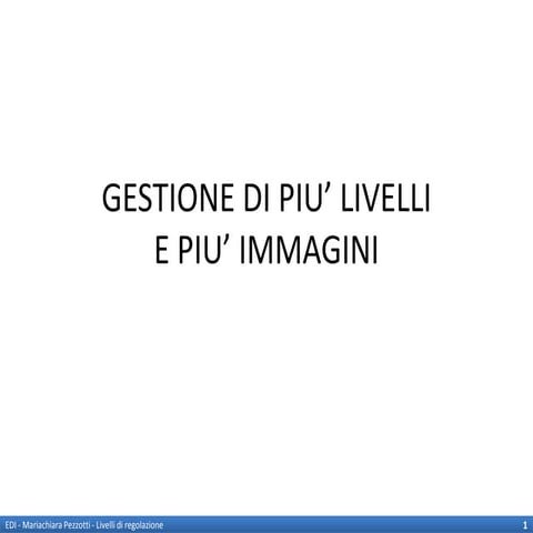 EDI - Photoshop - Gestione di più immagini