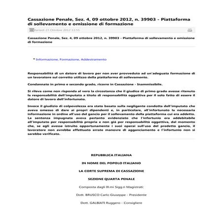 06   responsabilità datore di lavoro e omissione di formazione