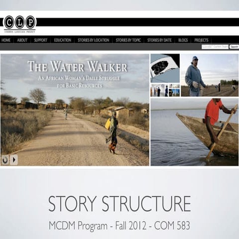 People and Story Lecture 6: Story Structure