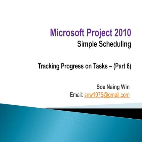 06 Tracking Progress on Tasks
