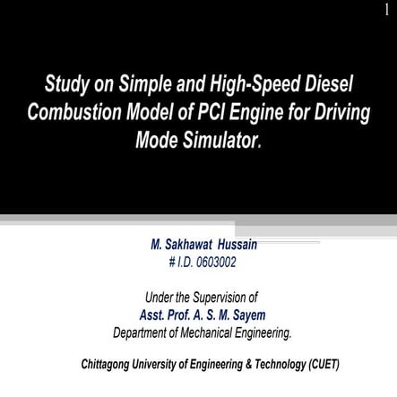Diesel Engine CFD Simulations: Investigation of Time Step on the ...