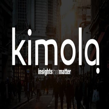 Kimola - Lifestyle Analysis