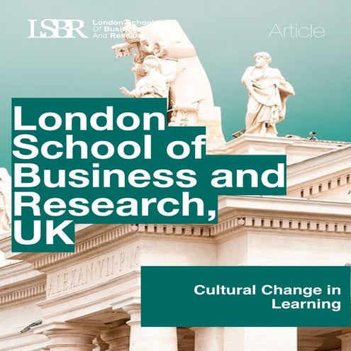LSBR Blog - Cultural Change in Learning  