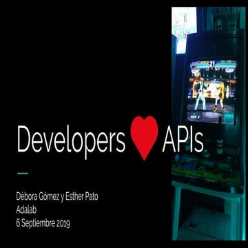 Developers love APIs