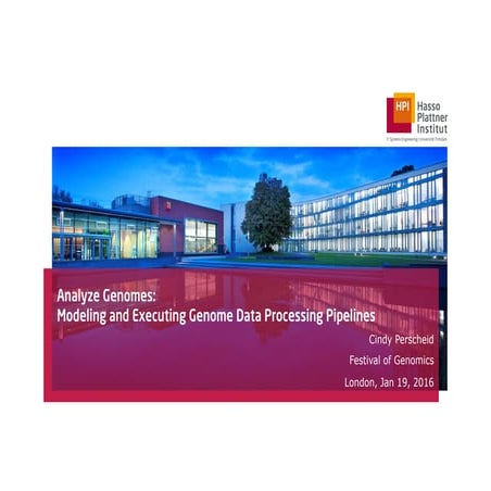 Festival of Genomics 2016 London: Analyze Genomes: Modeling and Executing Gen...