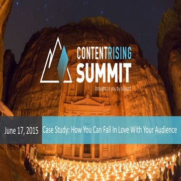 Content Rising Summit 2015: The Content Standard Case Study