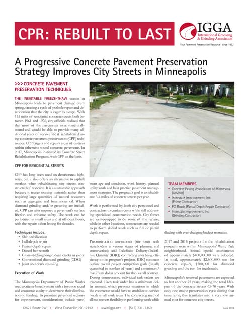 STITCHING CONCRETE PAVEMENT CRACKS AND JOINTS | PDF