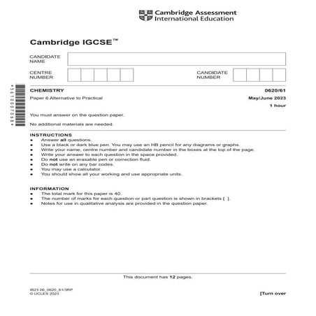 0620_s23_qp_61.pdf igcse chemistry paper 6 past paper