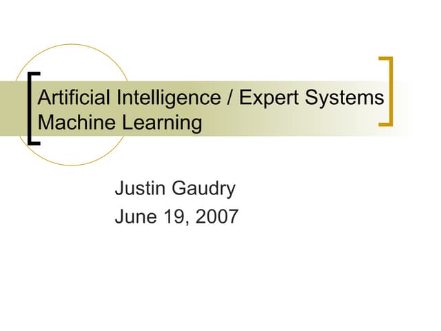 06/21: Machine Learning