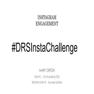 Instagram Decoded, Digiday Retail Summit, June 29th, 2016