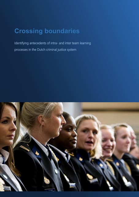Crossing Boundaries - Identifying antecedents of intra and inter team learnin...