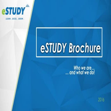 eStudy Company Brochure