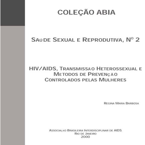 0646 - L - Coleção Ábia - Saúde sexual e reprodutiva - nº 2
